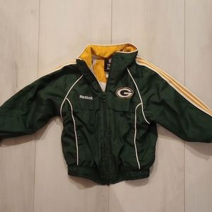 Green Bay Packers zip up jacket size 2T